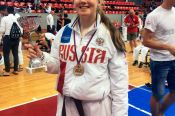 Инесса Цыганкова – победительница первенства Европы по каратэ JKA среди девушек 14-15 лет