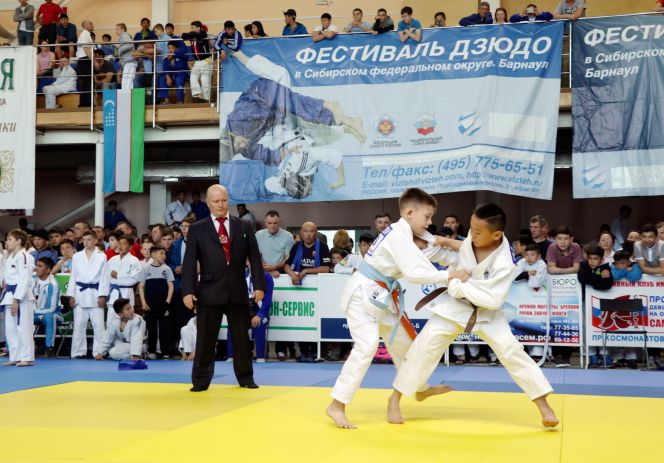XV международный фестиваль дзюдо на призы Владимира Шкалова в Барнауле. Фото: Виталий УЛАНОВ
