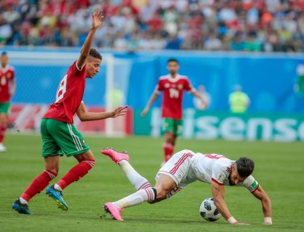 Матч между сборными Марокко и Ирана Фото: Эдгар Брещанов, Василий Пономарев / Sportbox.ru