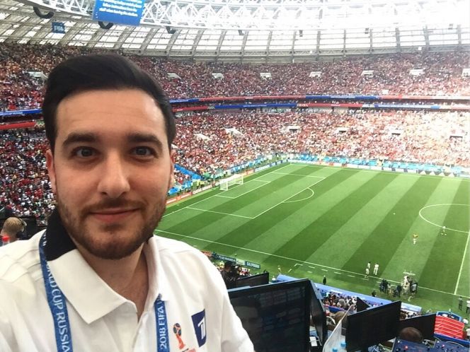 Михаил Меламед комментирует матчи ЧМ-2018 для Первого канала