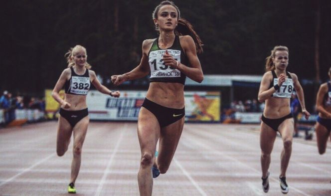 Победный финиш Полины Миллер на первенстве России в Челябинске. Фото: Спортивное агентство Алексея Зубакова