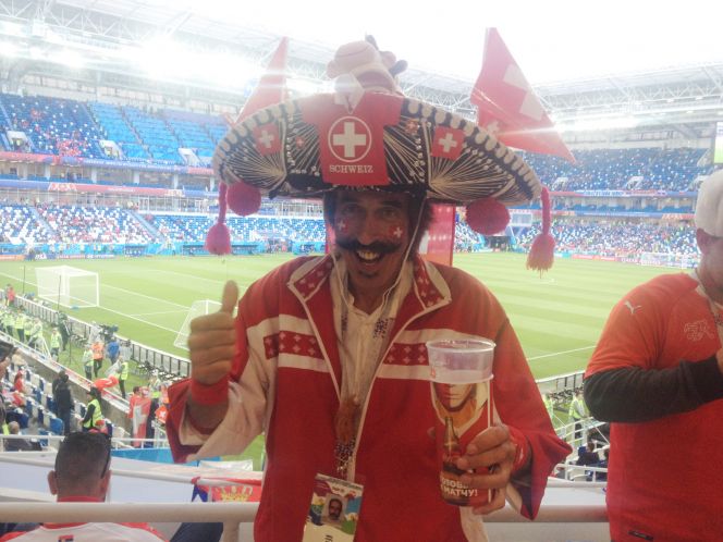 Матч Сербия – Швейцария в Калининграде. Фото: Олег ХАРЛОВ