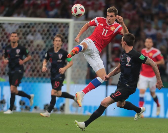 Россия – Хорватия. Фото: sportbox.ru