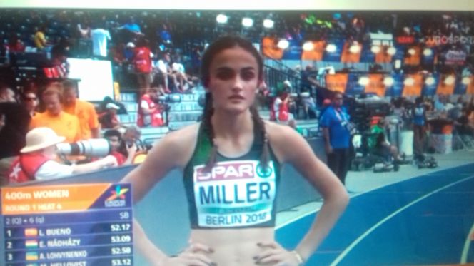 Полина Миллер на чемпионате Европы-2018