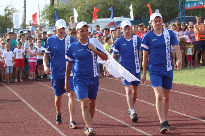 Церемония открытия XL летней олимпиады сельских спортсменов Алтайского края в Завьялово. Фото: Виталий УЛАНОВ