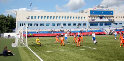 Международный детский футбольный турнир памяти Геннадия Ивановича Смертина среди мальчиков 2006 года рождения. Барнаул-2018. Фото: Олег ХАРЛОВ 