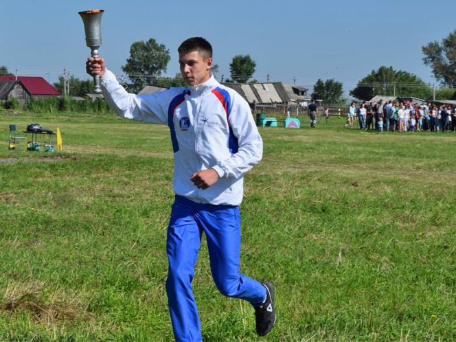 Олимпийский огонь на борисовской земле