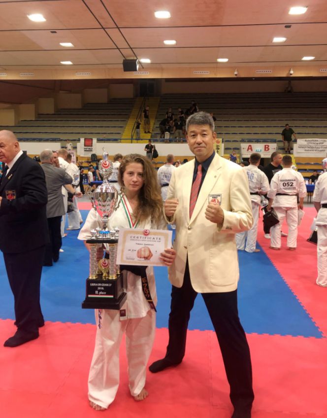 Екатерина Фурсова – серебряный призёр Кубка Европы по киокушинкай каратэ