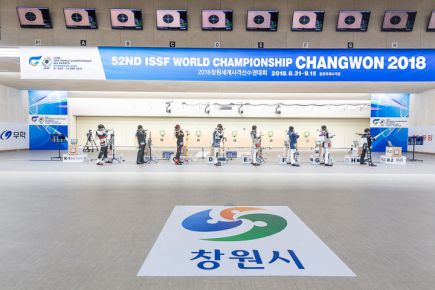 Чемпионат мира в Южной Корее. Стрельба из пневматической винтовки. Фото: Международная федерация спортивной стрельбы