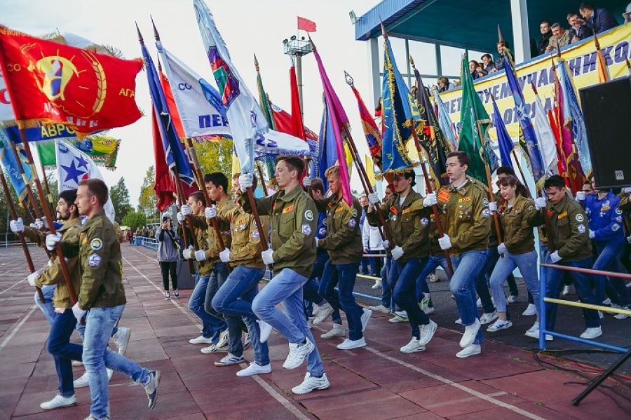 Юбилейный фестиваль и спартакиада студенческих отрядов Сибирского федерального округа. Павловск. 14-16 сентября