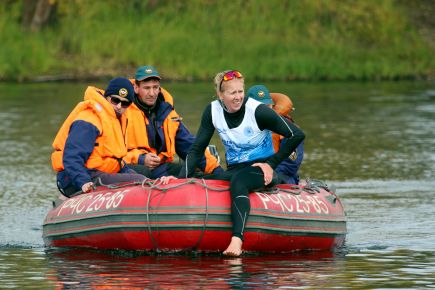 Международные соревнования «Кубок чемпионов - 2018» по гребле на байдарках и каноэ. День первый. Микст. Фото: Виталий УЛАНОВ 