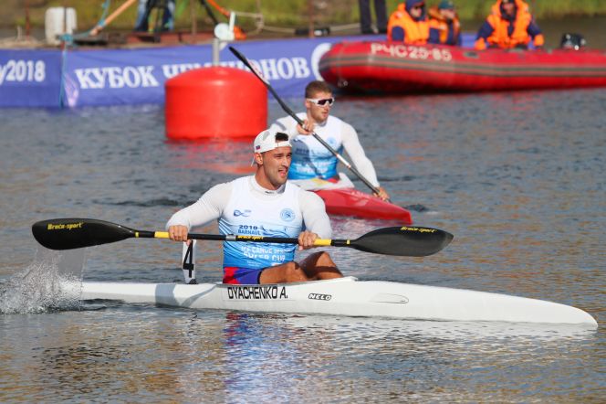 Международные соревнования «Кубок чемпионов - 2018» по гребле на байдарках и каноэ. День второй. Одиночки. Фото: Виталий УЛАНОВ