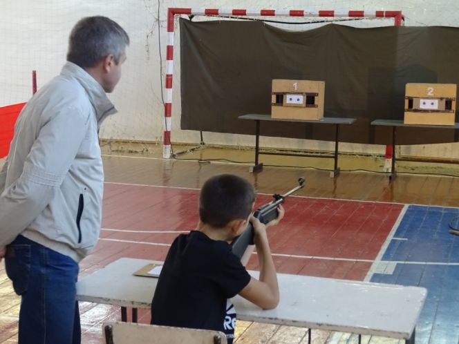 В Немецком районе прошло первенство по полиатлону среди школьников