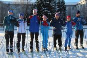 Спортсмены Алтайского училища олимпийского резерва провели первую тренировку на лыжах