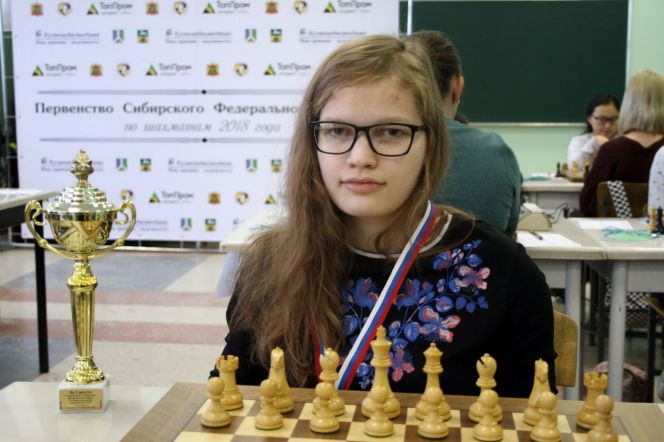 Мария Дорожкина - победительница первенства СФО по классическим шахматам