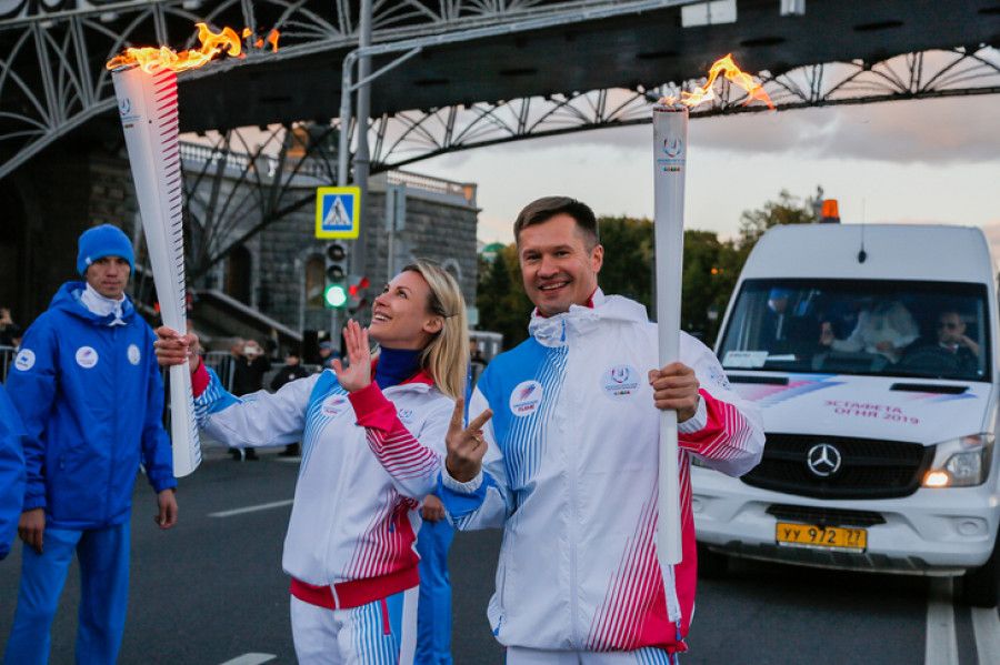 Огонь зимней Универсиады-2019. Фото: krsk2019.ru