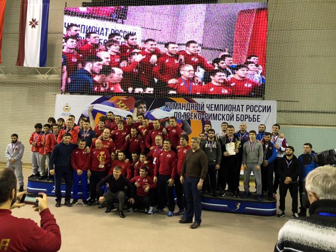Виталий Щур победитель - командного чемпионата России по греко-римской борьбе