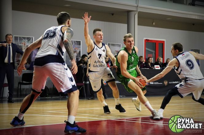 «АлтайБаскет» проиграл гостевую встречу столичной «Руне-Баскет» - 80:87
