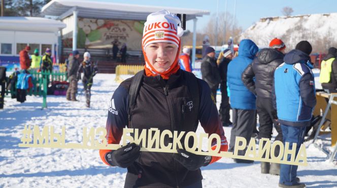Биатлонисты Бийского района - победители зимней олимпиады сельских спортсменов Алтайского края. Фото Галины Максимовой, Бийский район