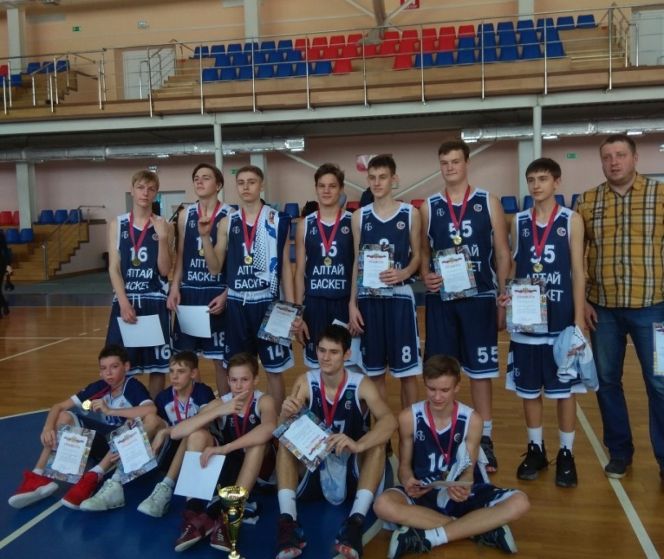 Команда СШОР "АлтайБаскет" 2004 года рождения.
