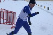 Вадим Раскатов одержал вторую победу на первенстве России по лыжным гонкам среди спортсменов с ПОДА