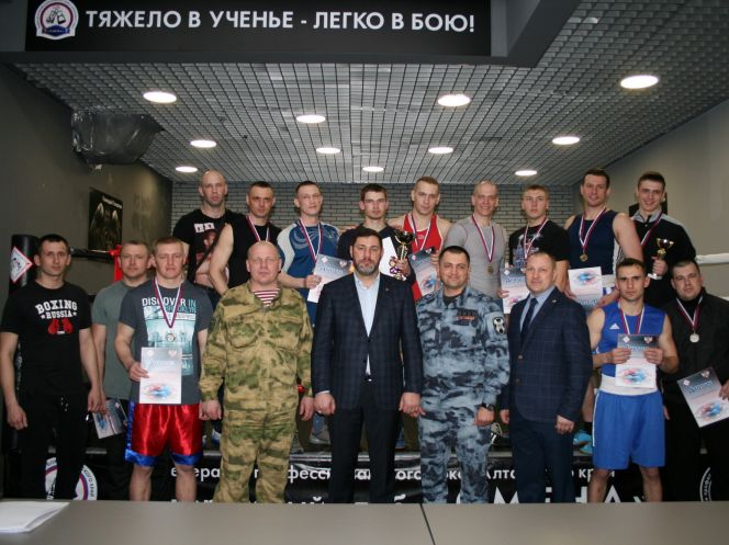 В Барнауле прошёл чемпионат по боксу среди сотрудников Управления Росгвардии по Алтайскому краю