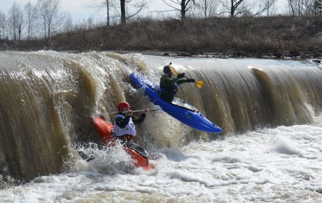 14 апреля. Первомайский район. Водозабор на р. Лосихе. Краевые соревнования «Лосиные игры» 