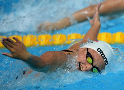 Дарья Цветкова стала четвёртой в финальном заплыве Универсиады на 100 м баттерфляем.