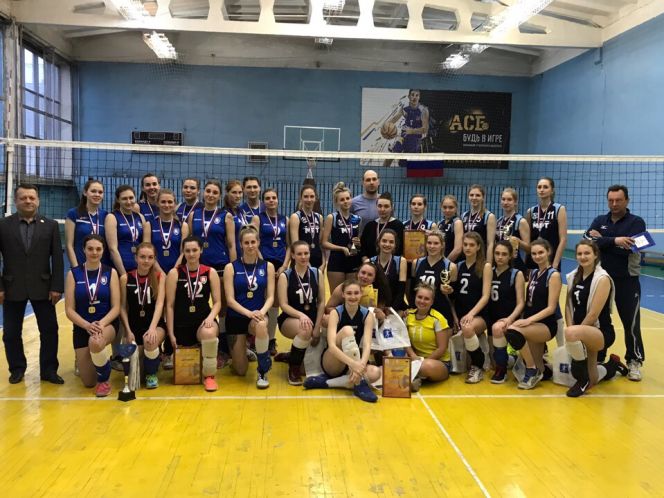 Окружной финал чемпионата Студенческой волейбольной ассоциации в Барнауле. Призёры турнира