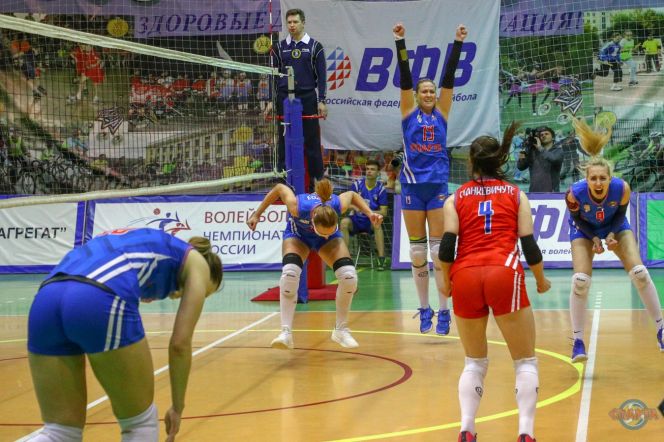 Воспитанница алтайского волейбола Ольга Лифанова стала победительницей чемпионата России в Высшей лиге «А» в составе нижегородской «Спарты»