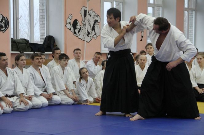 Семинар по айкидо под руководством шихана Тэйдзю Сасаки. Фото: Ярослав Махначёв 