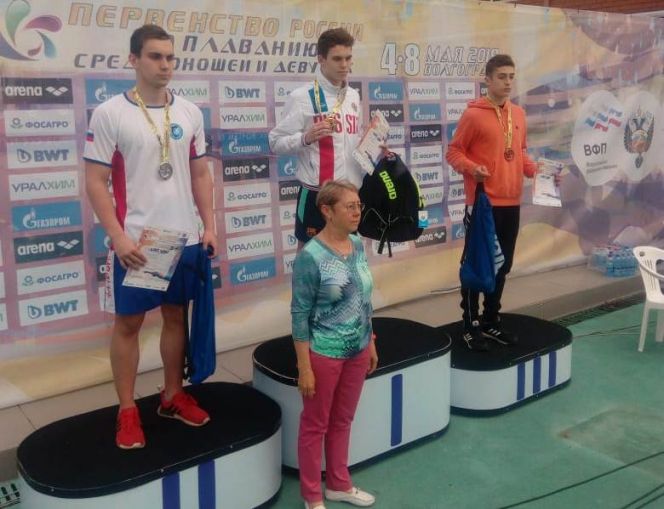 Воспитанник СШОР «Обь» Илья Шилкин завоевал серебряную медаль в первый день юношеского первенства России в Волгогораде