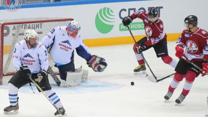 Фрагмент матча "Бочкари" - "Сталкер"