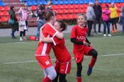 В Барнауле прошли отборочные соревнования международного футбольного фестиваля "Локобол-2019-РЖД" среди девочек 