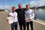 Владлен Ушаков и Ангелина Рябицкая  - победители юниорского первенства России по гребле на байдарках и каноэ среди спортсменов до 19 лет