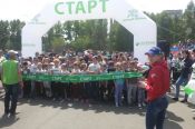 В День защиты детей в Барнауле прошёл «Зелёный Марафон» Сбербанка