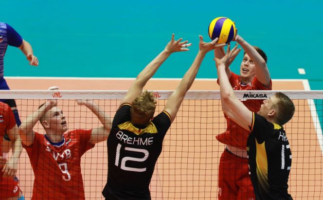 На фото: Фёдор Воронков в матче против Германии