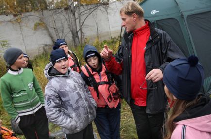 Дождь с рекой – одна стихия