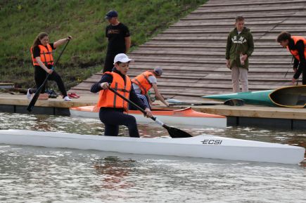 Тренировочный процесс на гребном канале в Барнауле