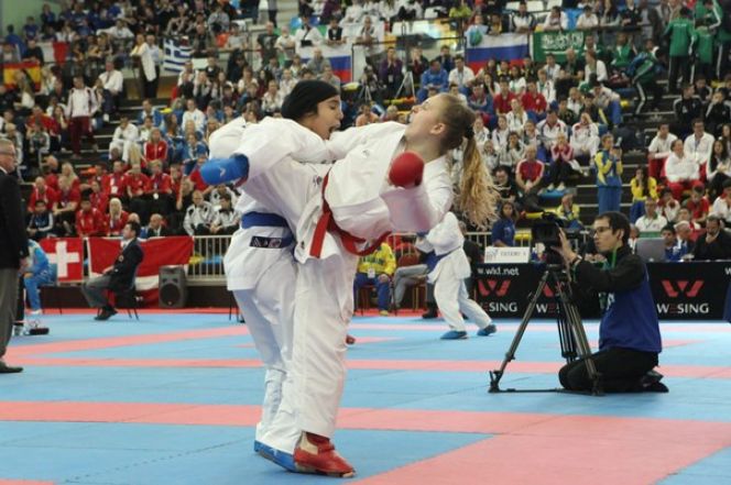 Алтайская спортсменка впервые выступила на чемпионате мира по каратэ WKF.
