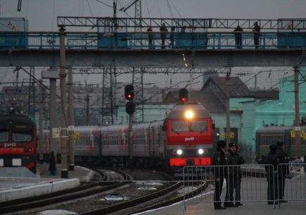 Олимпийский огонь прибыл в Барнаул