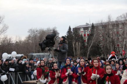 Олимпийский огонь прибыл в Барнаул
