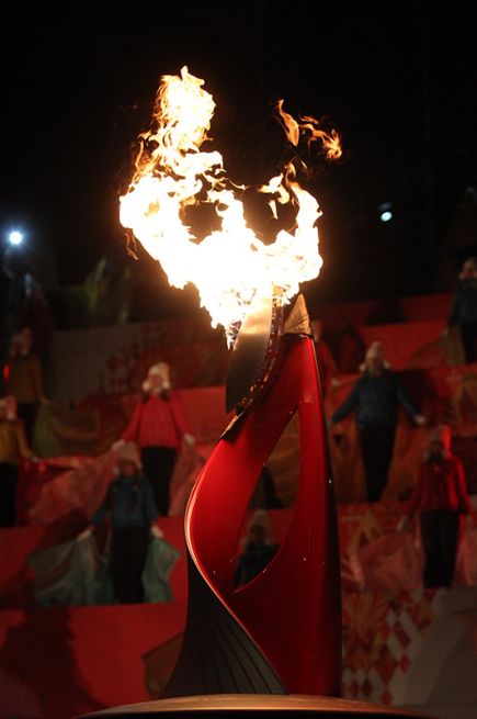 Эстафета олимпийского огня в Барнауле. Как это было