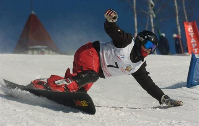 Андрей Пепеляев - бронзовый призёр третьего этапа Кубка России в параллельном слаломе.