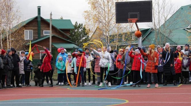 Первая современная спортплощадка появилась в Бельмесево