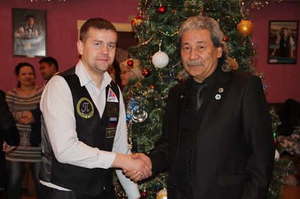 Игорь Филиппов победил на международном турнире по бильярду "Троеборье".