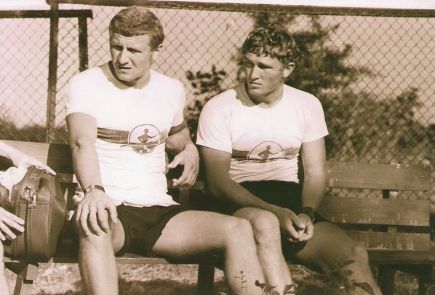 Из архива Владимира Панкова. Победители Кубка СССР 1971 года Михаил Лобанов (слева) и Владимир Панков