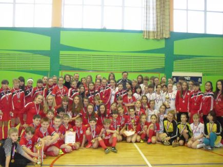 В СДЮШОР Алексея Смертина состоялся краевой турнир по мини-футболу среди девушек "Рождественские встречи".