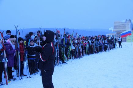 В Тягуне Заринского района прошли краевые соревнования I зимней Спартакиады детско-юношеских спортивных школ России (фото).