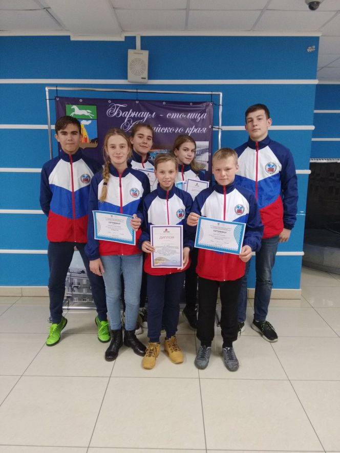 на фото: команда Алтайского края на финале Фестиваля ГТО